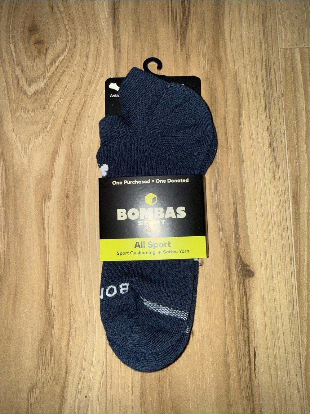 BOMBAS Dark Blue All Sport Cushioning Socks